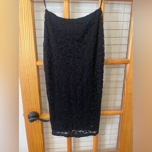 Elegant Black Lace Skirt